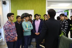 بازدید دانش آموزان مقطع متوسطه دوم مدرسه انرژی مثبت تهران از ستاد فناوری نانو 8