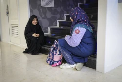 بازدید دانش آموزان دختر مدرسه فائزون از نمایشگاه ایرانو ستاد نانو 13